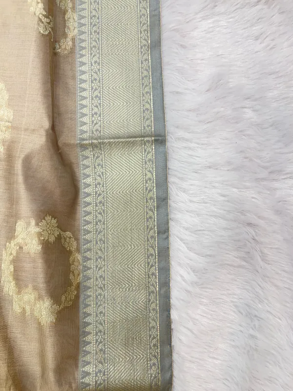 Light_Brown_Cotton_Water_Ring_Zari_Booti_Banarasi_Saree_JVC_2