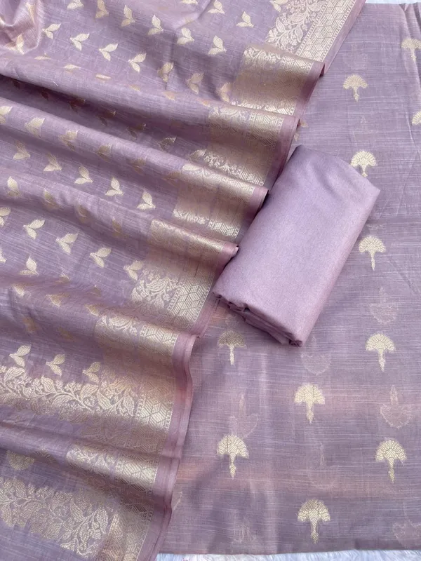 Light_Purple_Cotton_Linen_Floral_Zari_Booti_Banarasi_Suit_with_Patti_Booti_Dupatta_120DAN_CL3