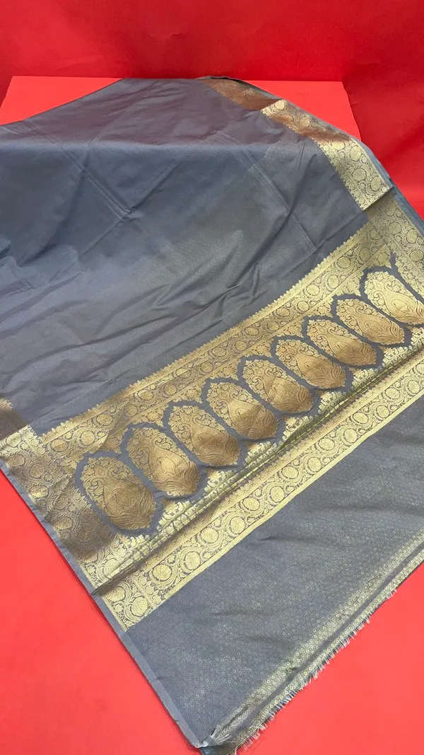 Grey_Katan_Silk_Banarasi_Sarees_For_Women_GEASF205