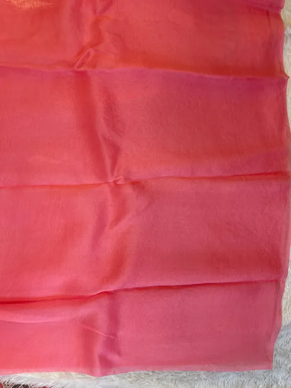 Pure_Handloom_Dark_Pink_Kora_Organza_Floral_Resham_Zari_Booti_Embroidered_Border_Banarasi_Saree_450AJ_ME2