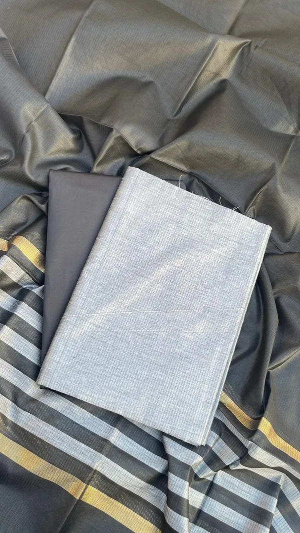 Elegant_Black_&_Grey_Cotton_Silk_Banarasi_Suit_with_Stripe_Zari_Patti_Dupatta_600SKL_CS18