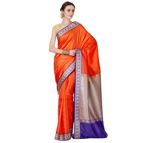 Humairah_Presents_Orange_Satin_Silk_Saree_With_Blouse_Piece_GEJA6
