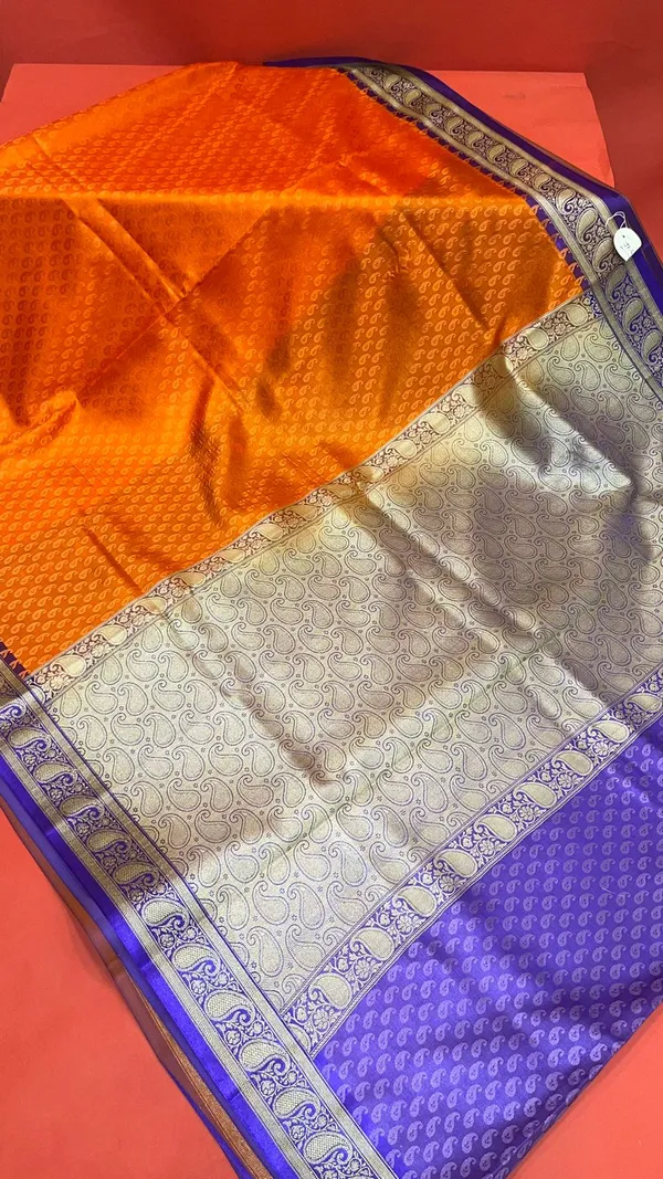 Humairah_Presents_Orange_Satin_Silk_Saree_With_Blouse_Piece_GEJA6