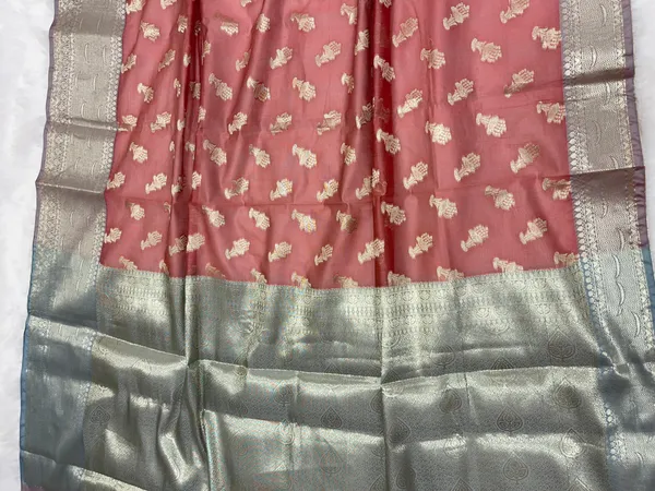 Rust_Red_Cotton_Floral_Water_Zari_Booti_Banarasi_Saree_JVC_10
