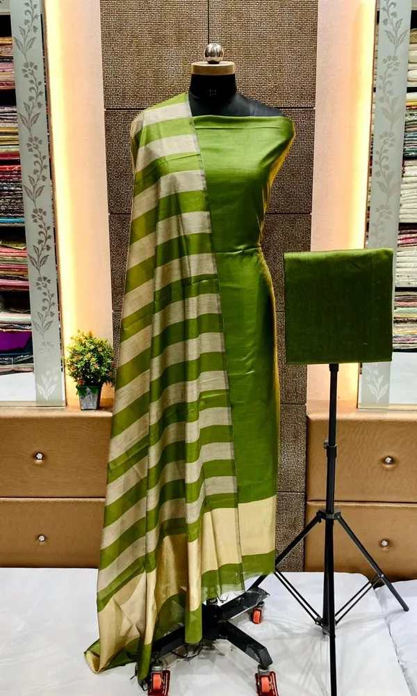 Green_Cotton_Silk_Banarasi_Suit_with_Gold_Zari_Stripe_Dupatta_600SKL_CS15