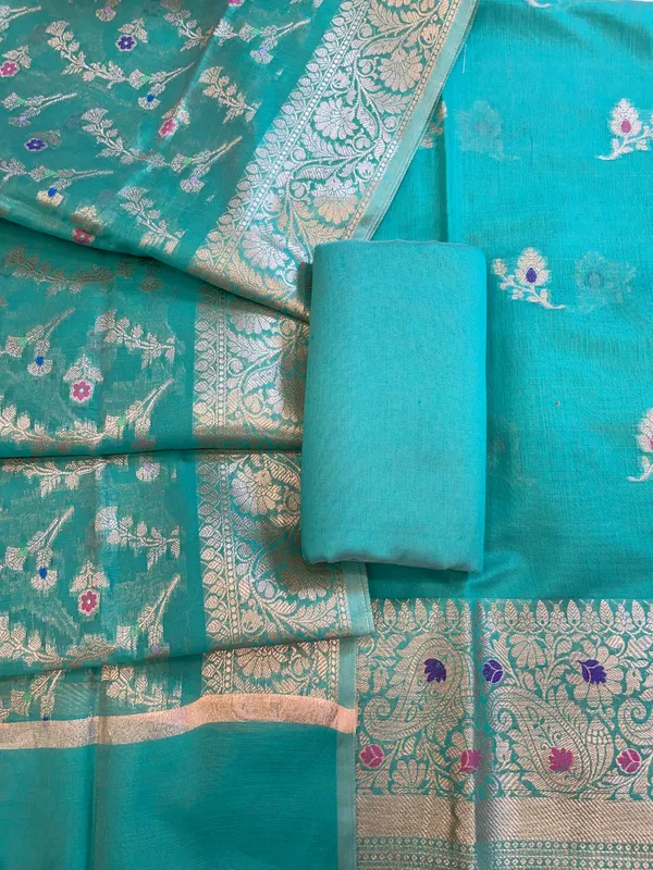 Seagreen_Cotton_Resham_Mina_Zari_Booti_Paisley_Mina_Border_Banarasi_Suit_625SHL_CT10