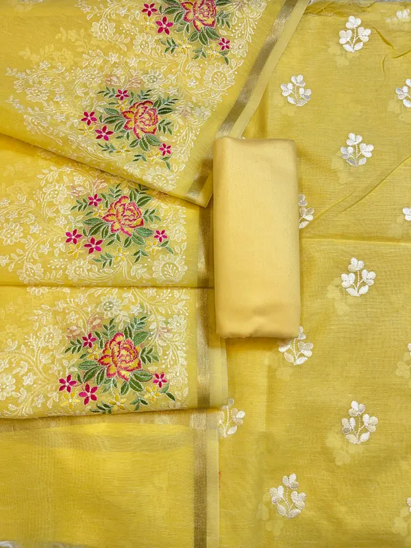 Yellow_Cotton_Linen_Banarasi_3_pcs_Suit_Set_with_Embroidery_Dupatta_1100SKL_LN3