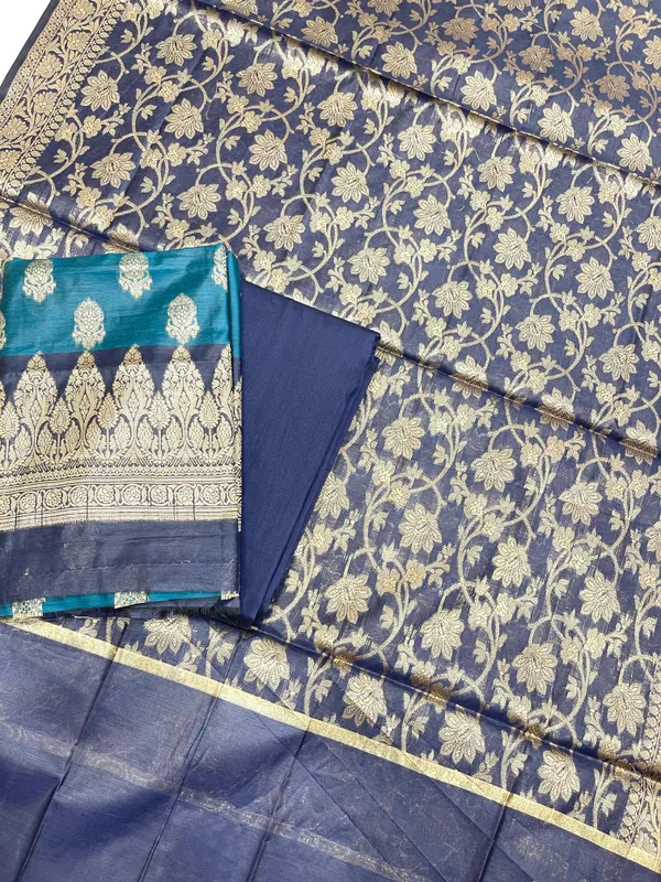 Sea_Green_Cotton_Banarasi_3_pcs_Suit_Set_with_Contrast_Navy_Blue_Dupatta_IM_CS6