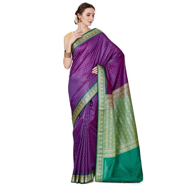 Humairah_Presents_Purple_Satin_Silk_Saree_With_Blouse_Piece(JA3)
