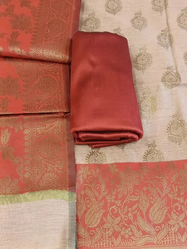 Light_Mauve_Cotton_Floral_Zari_Booti_with_Contrast_Red_Silk_Border_Banarasi_Suit_525IM_CTN8