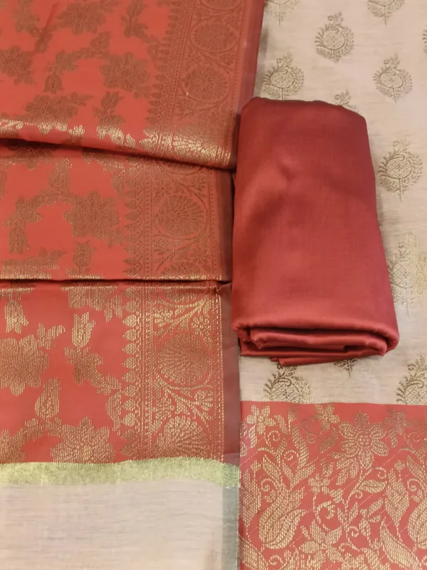 Light_Mauve_Cotton_Floral_Zari_Booti_with_Contrast_Red_Silk_Border_Banarasi_Suit_525IM_CTN8