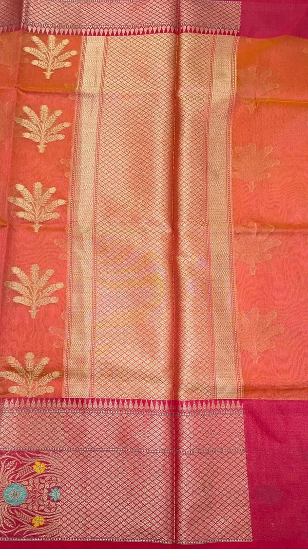Orange_Cotton_Blend_Banarasi_Sarees_For_Women_GEHKR_4