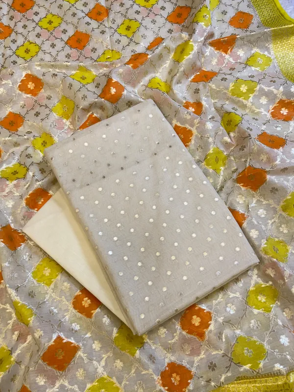 Off_white_Mercerise_Silk_Chunri_Zari_Booti_Banarasi_Suit_with_Rangkaat_Dupatta_125SKL_MSRS5