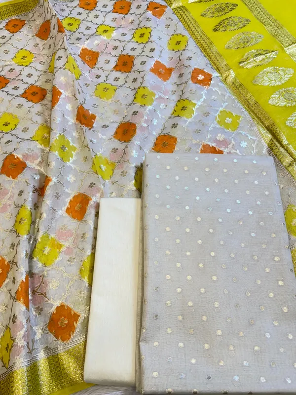 Off_white_Mercerise_Silk_Chunri_Zari_Booti_Banarasi_Suit_with_Rangkaat_Dupatta_125SKL_MSRS5