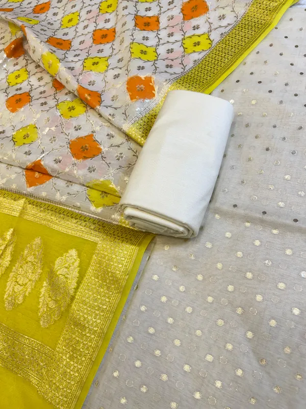 Off_white_Mercerise_Silk_Chunri_Zari_Booti_Banarasi_Suit_with_Rangkaat_Dupatta_125SKL_MSRS5
