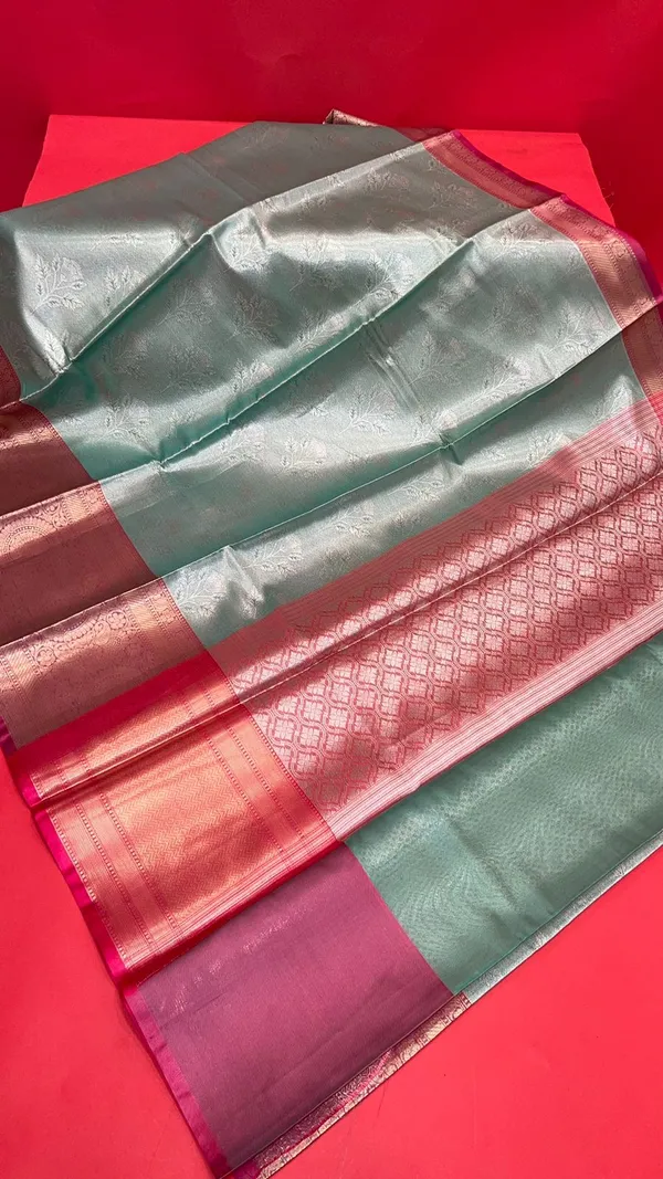 Sea_Green_Kanchi_Silk_Banarasi_Sarees_For_Women_GEBE22