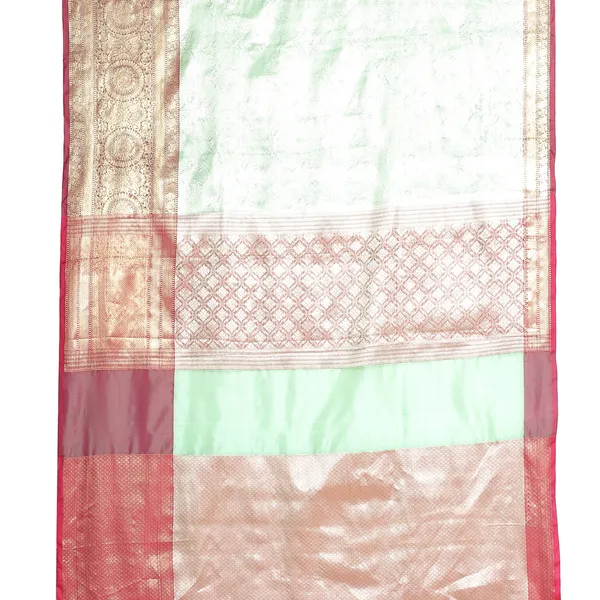 Sea_Green_Kanchi_Silk_Banarasi_Sarees_For_Women_GEBE22