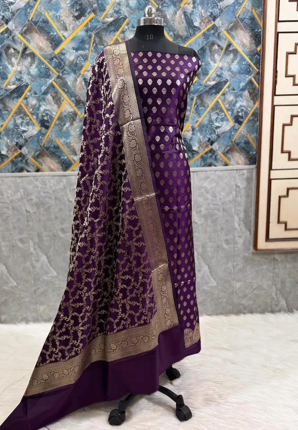 Dark_Purple_Katan_Silk_Floral_Zari_Daman_Booti_Banarasi_Suit_with_Tilfi_Zari_Jaal_Dupatta_800SKL_KSD22
