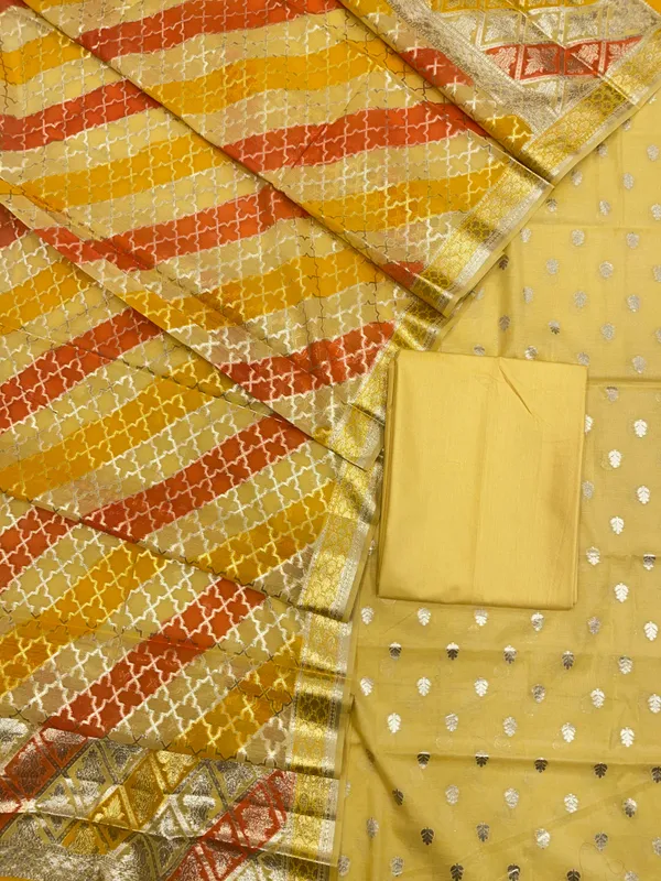 Yellow_Pure_Cotton_Handbrush_Patti_Dupatta_Banarasi_3_pcs_Suit_Set_IM_PCHBP3