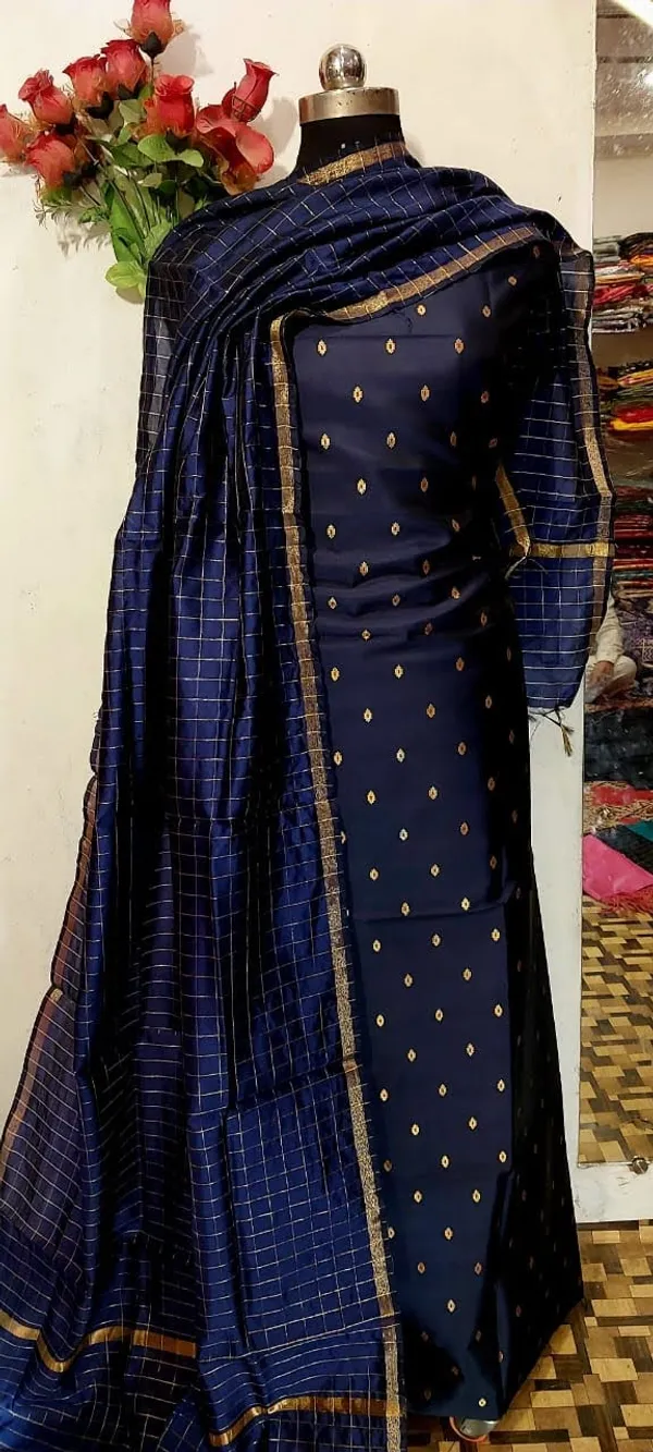Navy_Blue_Biba_Silk_Chunri_Booti_Banarasi_Suit_with_Zari_Stripe_Dupatta_600SKL_BBS1