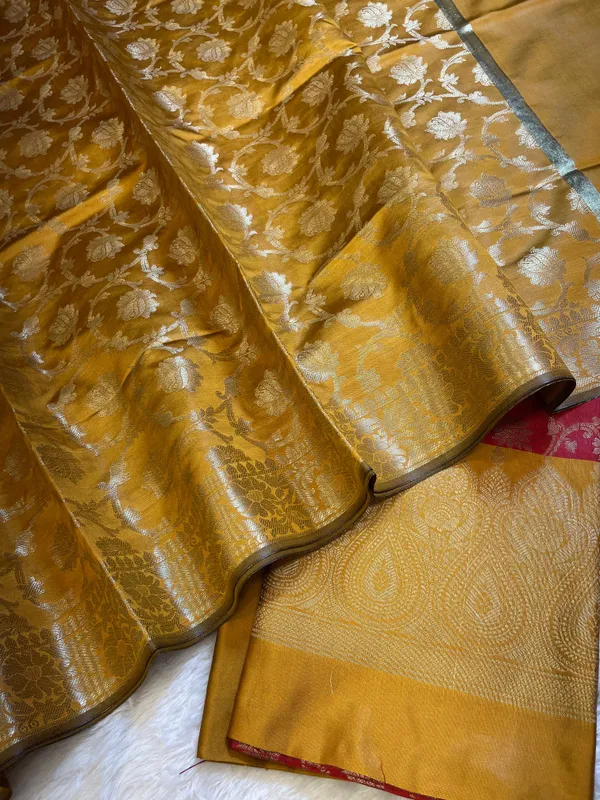 Red_Art_Silk_Floral_Zari_Jaal_Contrast_Banarasi_Suit_with_Mustard_Dupatta_625AJ_TPT21