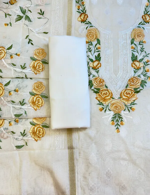 Off_white_Pure_Mercerise_Embroidery_Necklace_Banarasi_3_pcs_Suit_Set_12SKL_MN3