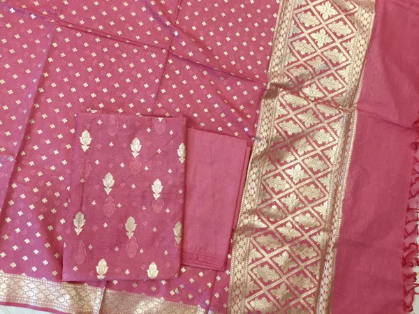 Pink_Mercerise_Silk_Floral_Zari_Booti_with_Chunri_Booti_Dupatta_Banarasi_Suit_11SKL_CMS5