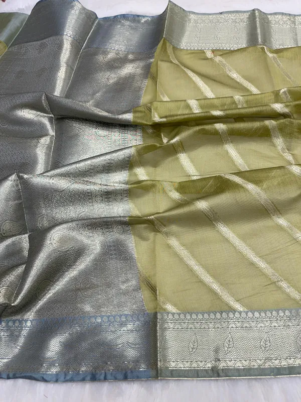 Mehndi_Green_Cotton_Water_Zari_Stripe_Banarasi_Saree_JVC_18