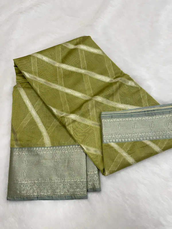 Mehndi_Green_Cotton_Water_Zari_Stripe_Banarasi_Saree_JVC_18
