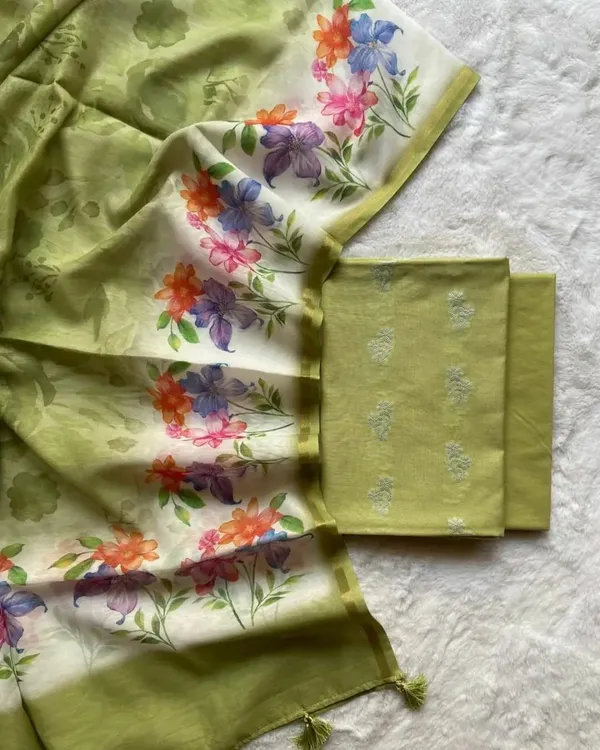Green_Pure_Mercerised_Zari_Booti_with_Embroidery_Tissue_Dupatta_Banarasi_Suit_Set_1000SKL_PME20