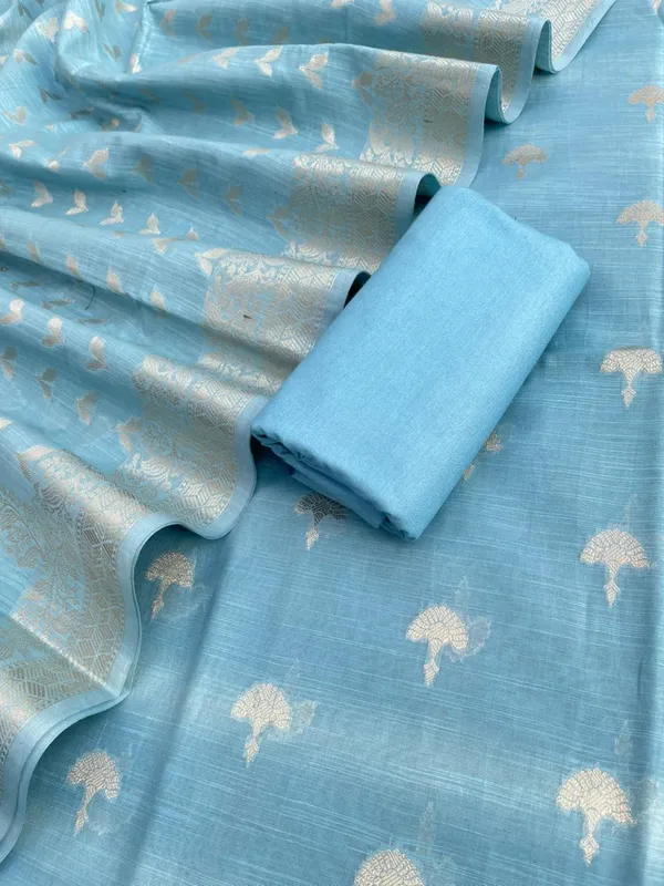 Blue_Cotton_Linen_Floral_Zari_Booti_Banarasi_Suit_with_Patti_Booti_Dupatta_120DAN_CL2