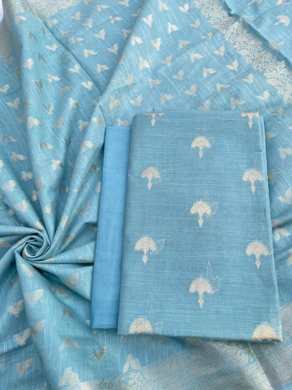 Blue_Cotton_Linen_Floral_Zari_Booti_Banarasi_Suit_with_Patti_Booti_Dupatta_120DAN_CL2