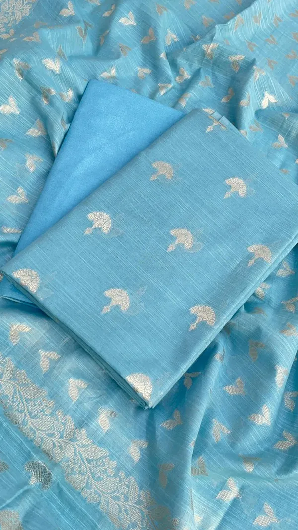 Blue_Cotton_Linen_Floral_Zari_Booti_Banarasi_Suit_with_Patti_Booti_Dupatta_120DAN_CL2