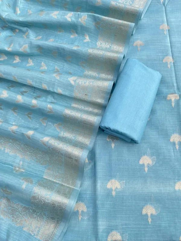 Blue_Cotton_Linen_Floral_Zari_Booti_Banarasi_Suit_with_Patti_Booti_Dupatta_120DAN_CL2