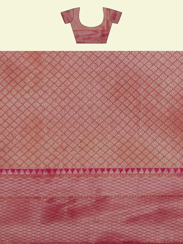 Beige_Cotton_Blend_Banarasi_Sarees_For_Women