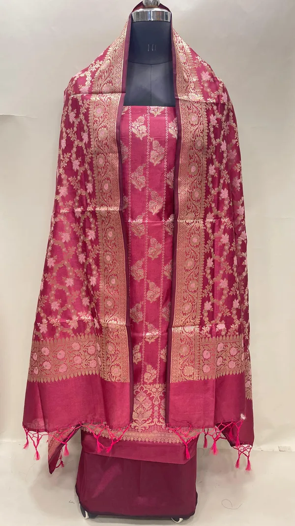 Humairah_Presents_Magenta_Semi_Katan_Silk_Floral_Minakari_Booti_Stripe_3_pcs_Suit_Set_with_Plain_Bottom_and_Minakari_Floral_Zari_Jaal_Magenta_Dupatta_ASD_146