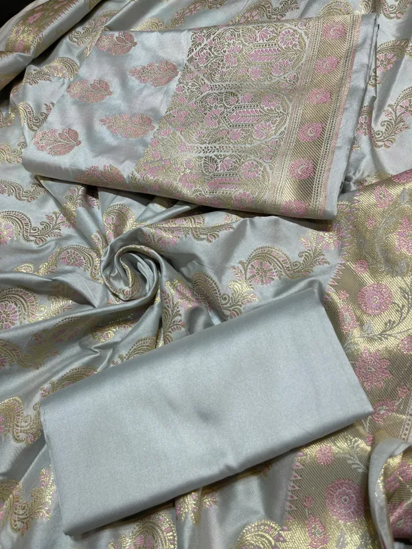 Humairah_Presents_Light_Grey_Floral_Minakari_Zari_Boota_3pcs_Suit_Set_with_Plain_Bottom_and_Lehariya_Zari_Jaal_Light_Grey_Dupatta