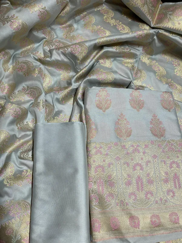 Humairah_Presents_Light_Grey_Floral_Minakari_Zari_Boota_3pcs_Suit_Set_with_Plain_Bottom_and_Lehariya_Zari_Jaal_Light_Grey_Dupatta