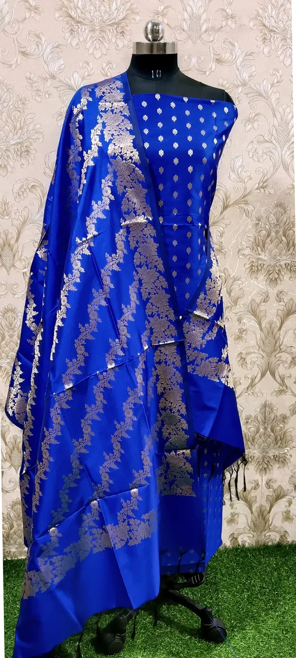Blue_Katan_Silk_Floral_Zari_Booti_with_Aada_Stripe_Dupatta_Banarasi_Suit_700SKL_KS50