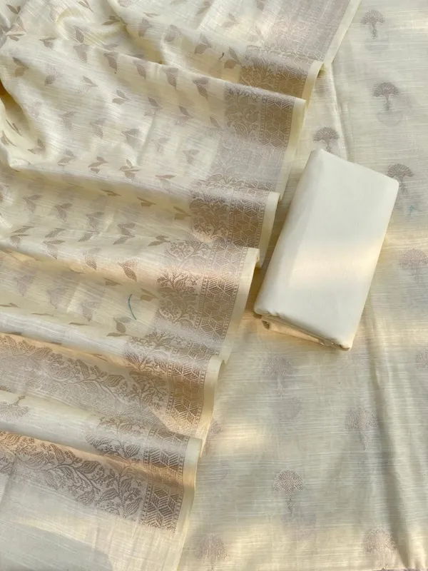 Cream_Cotton_Linen_Floral_Zari_Booti_Banarasi_Suit_with_Patti_Booti_Dupatta_120DAN_CL7