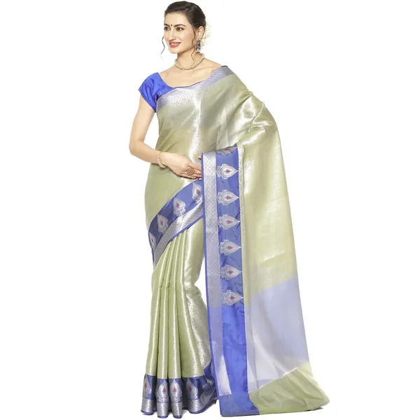 Green_Kanjeevaram_Banarasi_Sarees_For_Women_GEMA19