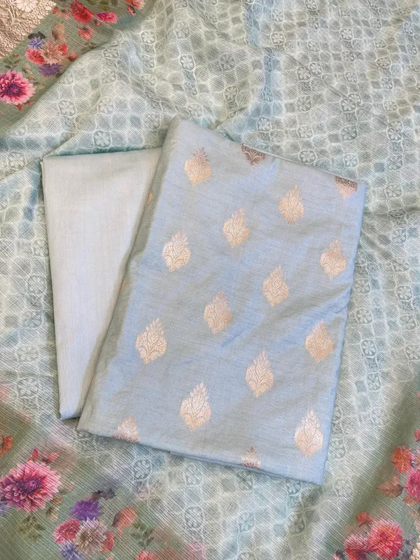 Pista_Green_Cotton_Silk_Dyable_Floral_Zari_Booti_with_Digital_Print_Kota_Check_Dupatta_Banarasi_3_pcs_Suit_Set_11IM_DCS7