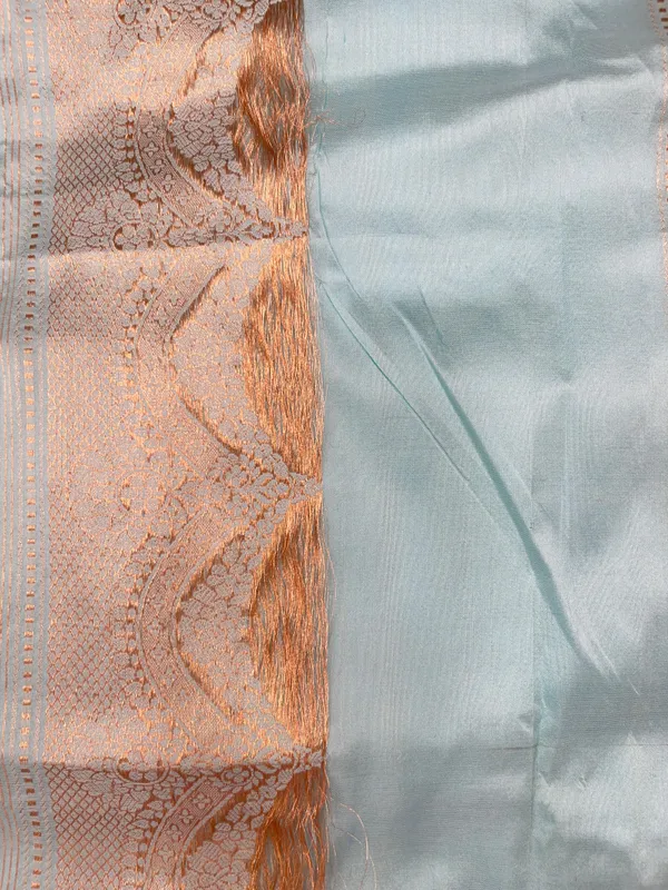 Pure_Handloom_Seagreen_Katan_Silk_Silver_Zari_Booti_Kadhwa_Banarasi_3_pcs_Suit_Set_14000PR_KS6
