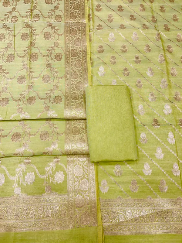 Puresilk_Handloom_Pista_Green_Modal_Silk_Banarasi_3_pcs_Suit_Set_RHN_MDL4