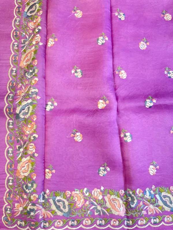 Pure_Handloom_Purple_Kora_Organza_Resham_Floral_Booti_Embroidered_Mina_Border_Banarasi_Saree_480AJ_ME3