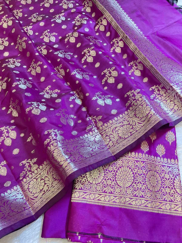 Purple_Semi_Silk_Floral_Booti_Banarasi_3_pcs_Suit_Set_900AJ_SK4
