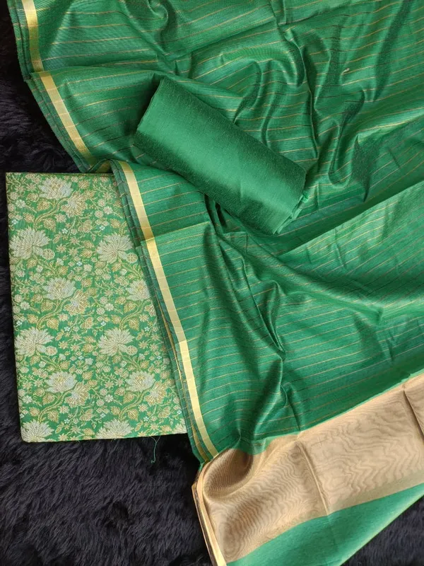 Green_Silk_Brocade_Resham_Zari_Banarasi_Suit_with_Cotton_Stripe_Zari_Dupatta_600SKL_MB2
