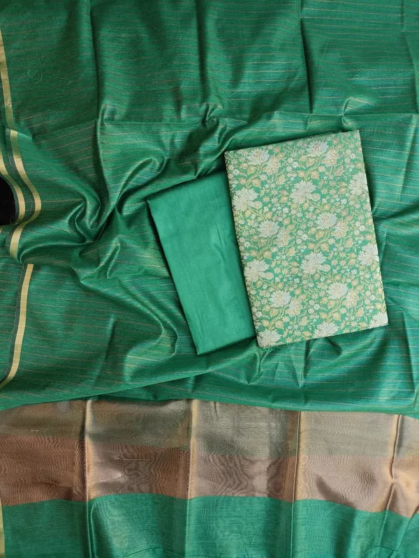 Green_Silk_Brocade_Resham_Zari_Banarasi_Suit_with_Cotton_Stripe_Zari_Dupatta_600SKL_MB2