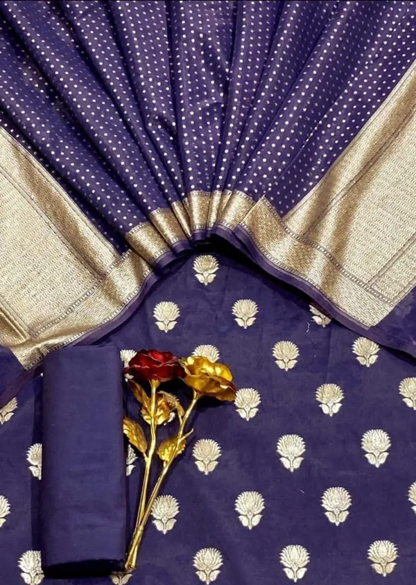 Blue_Pure_Mercerised_Banarasi_Suit_with_Lorex_Weaving_&_Floral_Booti_Dupatta_1100SKL_MSL2