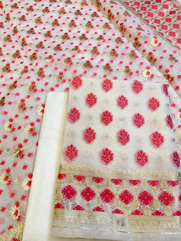 White_Pure_Cotton_Dyable_Floral_Red_Minakari_Zari_Booti_Banarasi_Suit_160AJ_PCTN11